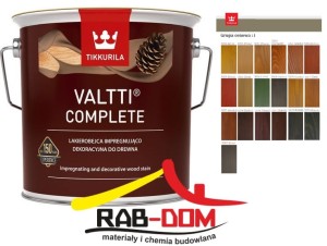 TIKKURILA Valtti Complete 0,9l LAKIEROBEJCA gr. I