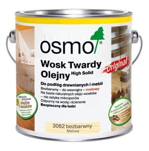 OSMO 3062 Wosk Twardy Olejny MATOWY 2,5L