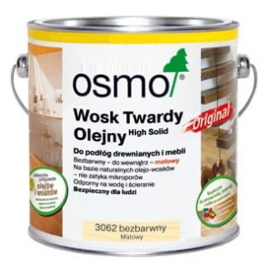 OSMO 3062 Wosk Twardy Olejny MATOWY 2,5L