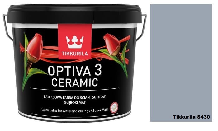 TIKKURILA Optiva Ceramic Matt 3 2,7l KOLOR: S430