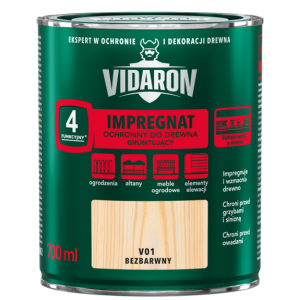 VIDARON Grunt Impregnat gruntujący do drewna 0,7L Bezbarwny V01