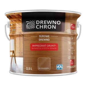 DrewnoChron Impregnat techniczny Grunt 2,5l  Bezbarwny