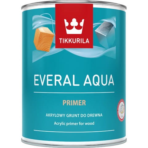 TIKKURILA Everal Aqua Primer 0,9l Podkład do drewna