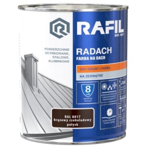 RADACH 0,75l Brąz Czekoladowy RAL 8017 Farba na dach POŁYSK