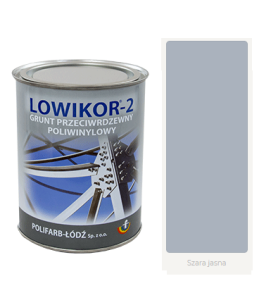 Lowikor -2 farba poliwinylowa 10l Szary jasny