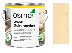 OSMO 3101 Wosk Dekoracyjny BEZBARWNY 0,125L