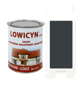 LOWICYN 0,8l dach ocynk GRAFITOWY  Mat