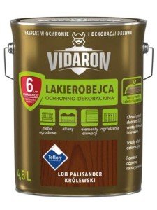  VIDARON Lakierobejca ochronno-dekoracyjna palisander królewski L08 4,5L