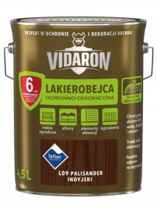 VIDARON Lakierobejca ochronno-dekoracyjna palisander indyjski L09 4,5L