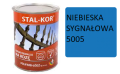 STAL-KOR Gruntoemalia na rdzę 0,8L NIEBIESKA SYGNAŁOWA
