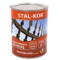 STAL-KOR Gruntoemalia na rdzę 0,8L ALUMINIOWA JASNA