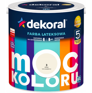 Dekoral Farba MOC KOLORU 2,5l ECRU