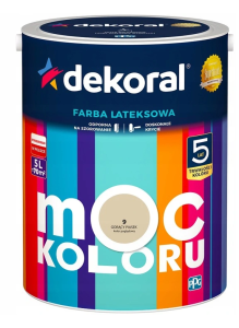 Dekoral Farba MOC KOLORU 5l GORĄCY PIASEK