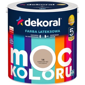 Dekoral Farba MOC KOLORU 5l Karmelowy beż