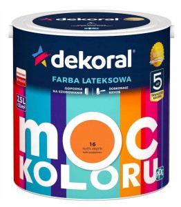 Dekoral Farba MOC KOLORU 2,5l Tutti-frutti