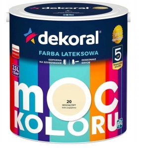 Dekoral Farba MOC KOLORU 5l Migdałowy