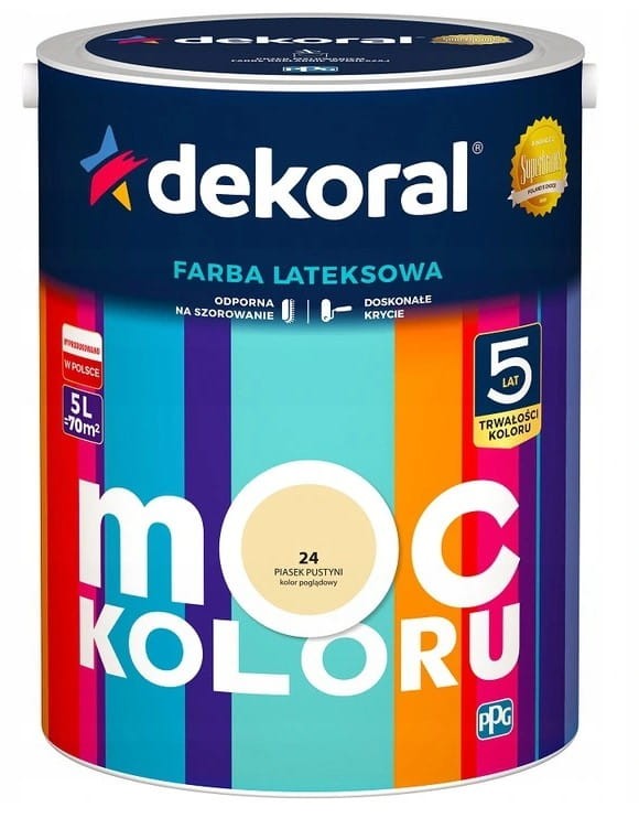 Dekoral Farba MOC KOLORU 2,5l Piasek Pustyni
