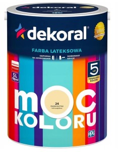 Dekoral Farba MOC KOLORU 5l Piasek Pustyni