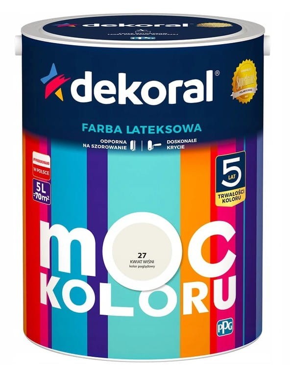 Dekoral Farba MOC KOLORU 2,5l Kwiat Wiśni