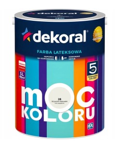 Dekoral Farba MOC KOLORU 5l delikatny pergamin