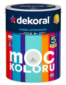 Dekoral Farba MOC KOLORU 2,5l lekko szary