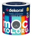 Dekoral Farba MOC KOLORU 5l ciemny popielaty