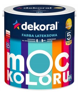 Dekoral Farba MOC KOLORU 5l turkusowa głębia