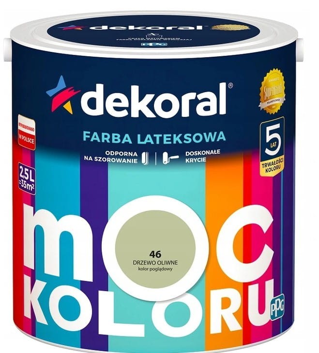 Dekoral Farba MOC KOLORU 2,5l drzewo oliwne