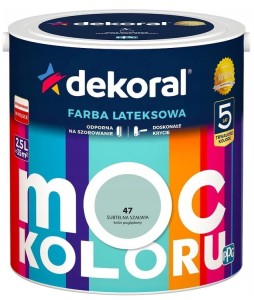 Dekoral Farba MOC KOLORU 5l subtelna szałwia