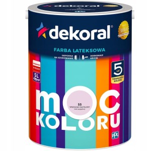Dekoral Farba MOC KOLORU 5 wrzosowy pastelowy