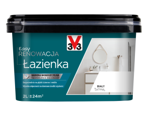 V33 Easy Renowacja Łazienka 3V3 biały satyna 2L