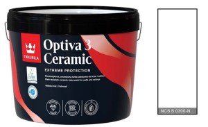 TIKKURILA Optiva Ceramic Matt 3 9l KOLOR: S 0300-N