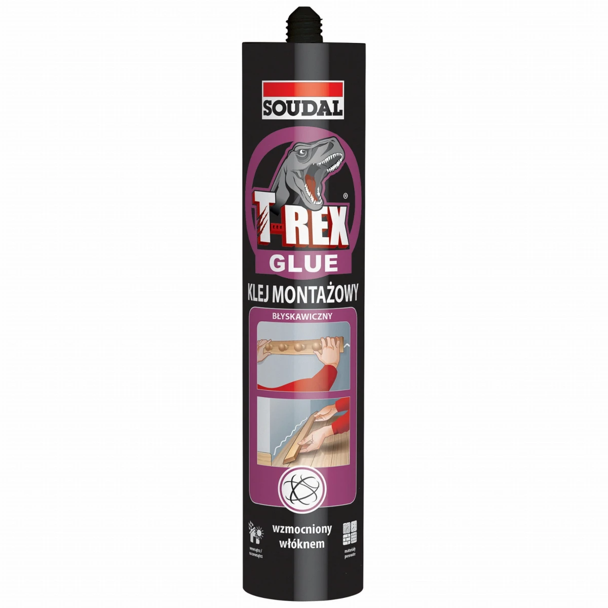 T-REX KLEJ MONTAŻOWY BŁYSKAWICZNY SOUDAL 380ML