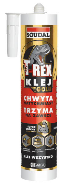T-REX Klej Montażowy SOUDAL GOLD 290 ml &&&