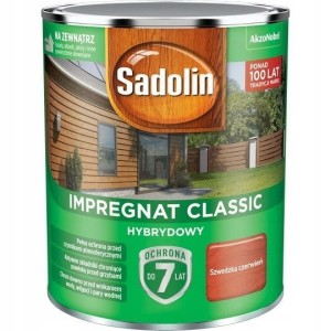 SADOLIN Classic Impregnat do drewna 4,5l SZWEDZKA CZERWIEŃ