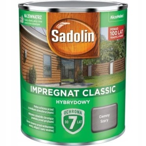 SADOLIN Classic Impregnat do drewna 4,5L SZARY CIEMNY