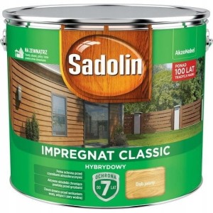 SADOLIN Classic Impregnat do drewna 9l DĄB JASNY
