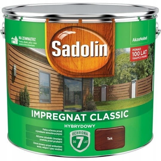 SADOLIN Classic Impregnat do drewna 9l TEK TIK TEAK