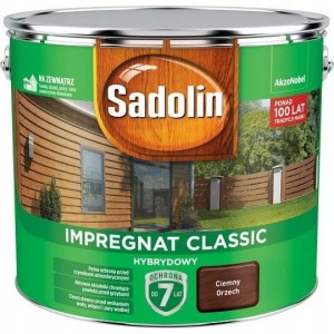 SADOLIN Classic Impregnat do drewna 9l CIEMNY ORZECH