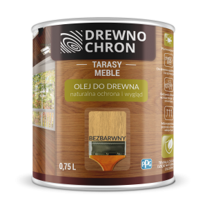 Drewnochron Olej do tarasów 0,75L Bezbarwny