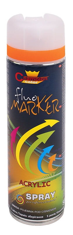 CHAMPION FLUOMARKER DO ZNAKOWANIA SPRAY CZERWONY  400ML