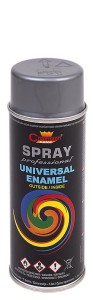 Farba spray uniwersalny emalia 400 ml SREBNY