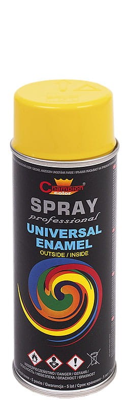 Farba spray uniwersalny emalia 400 ml żółty RAL1003