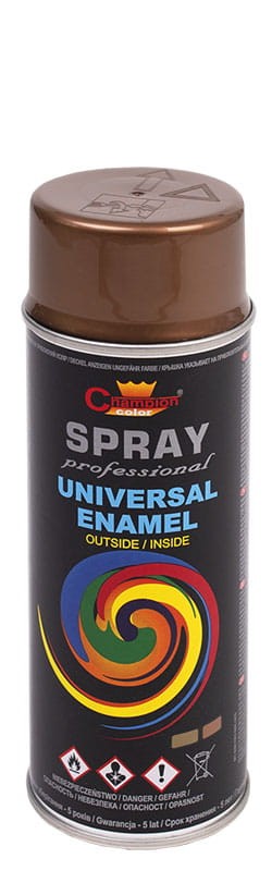 Spray uniwersalny emalia 400ml miedziany metalik