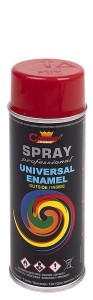 Spray uniwersalny emalia 400ml CZERWONY RAL3002
