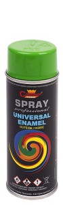 Spray uniwersalny emalia 400ml zielony soczysty RAL6002