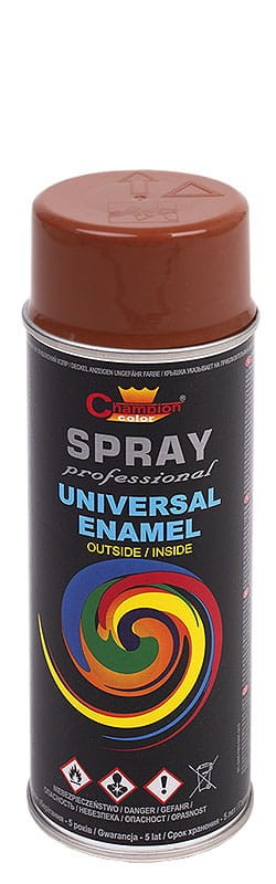 Spray  uniwersalny emalia 400ml miedziano brązowy RAL8004