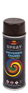 Spray uniwersalny emalia 400ml czekoladowy RAL8017