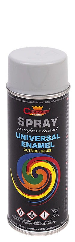Spray uniwersalny emalia 400ml szary jasny RAL7046