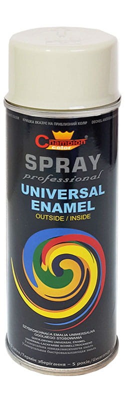 Spray uniwersalny emalia 400ml szary  kamienny RAL7032